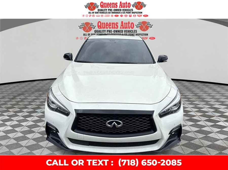 Used 2021 INFINITI Q50 Red Sport 400 w/ Cargo Package RWD image 1