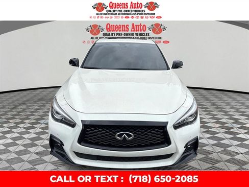 Used 2021 INFINITI Q50 Red Sport 400 w/ Cargo Package RWD image 1