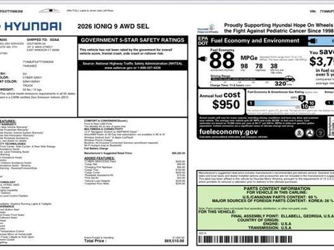 Used 2026 Hyundai Ioniq 9 SEL image 24