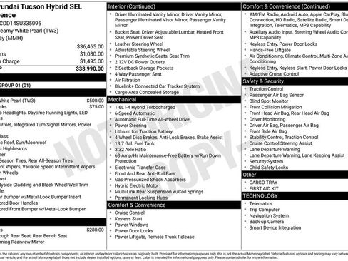 Used 2025 Hyundai Tucson SEL AWD/4WD image 21