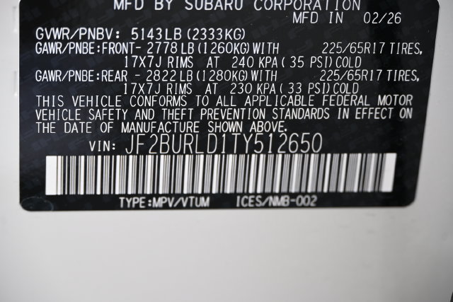 New 2026 Subaru Outback Wilderness AWD/4WD image 21
