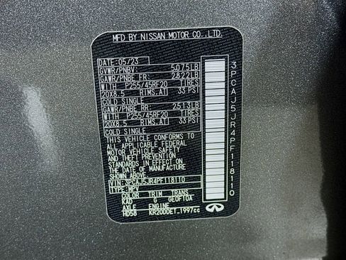 Certified 2023 INFINITI QX55 Luxe w/ Cargo Package image 42