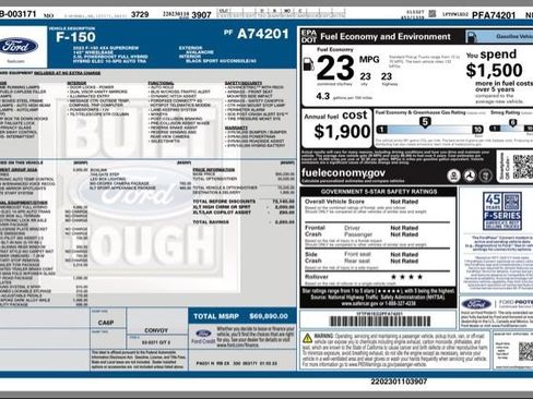 Used 2023 Ford F150 XLT w/ Equipment Group 302A High image 33