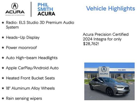 Certified 2024 Acura Integra A-Spec FWD image 5