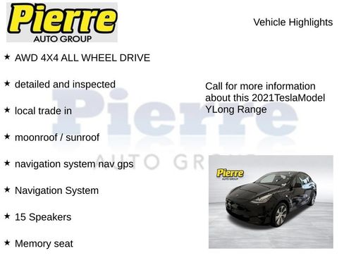 Used 2021 Tesla Model Y Long Range AWD/4WD image 7
