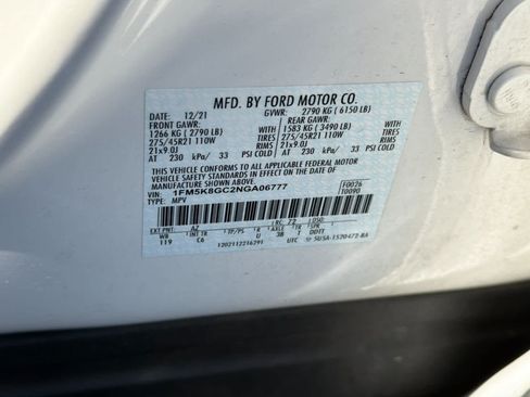 Used 2022 Ford Explorer ST w/ Equipment Group 401A AWD/4WD image 35