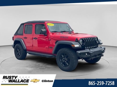 Used 2021 Jeep Wrangler Unlimited Sport AWD/4WD image 1