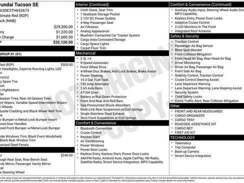 New 2026 Hyundai Tucson SE image 28