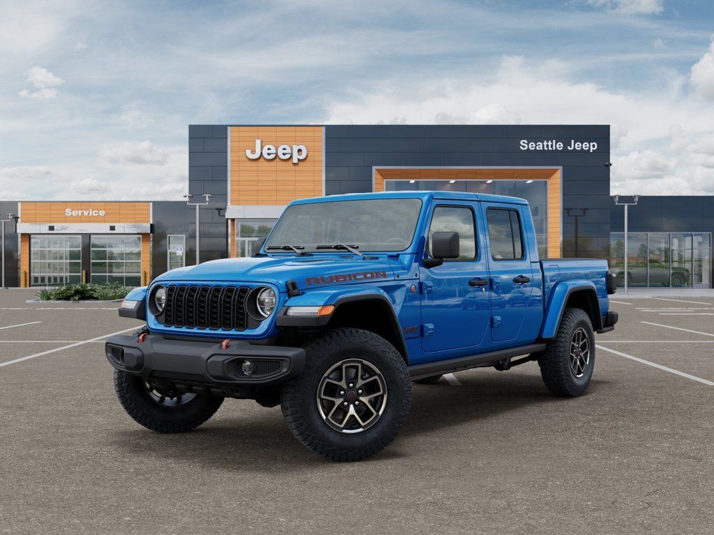 New 2026 Jeep Gladiator Rubicon w/ Steel Power Dome Hood Package AWD/4WD 360° Tour