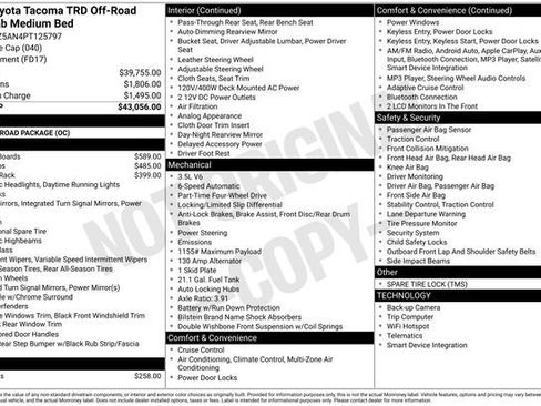 Certified 2023 Toyota Tacoma TRD Off-Road image 35