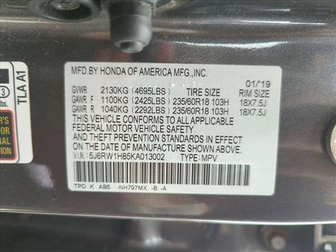 Certified 2019 Honda CR-V EX-L image 25