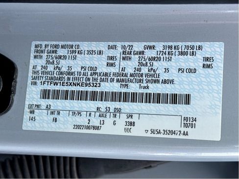 Used 2022 Ford F150 XLT w/ Equipment Group 302A High AWD/4WD image 25
