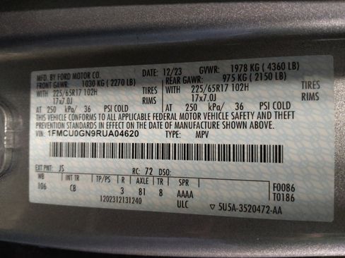 Used 2024 Ford Escape Active image 33