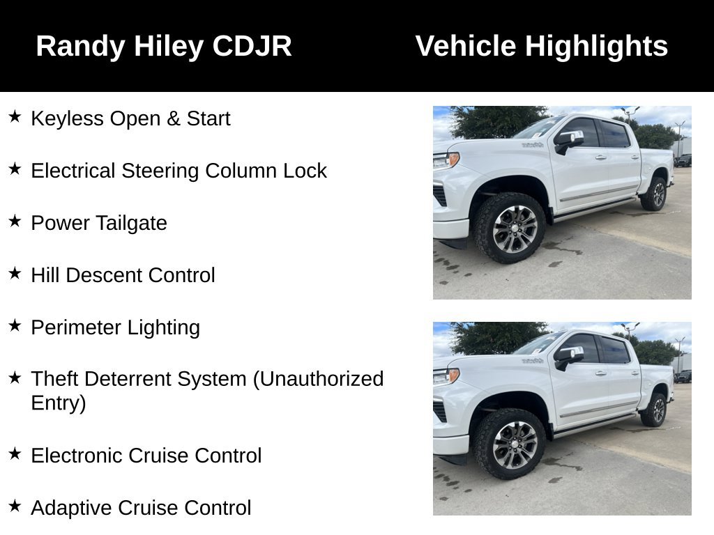 Used 2023 Chevrolet Silverado 1500 High Country w/ Technology Package AWD/4WD image 15