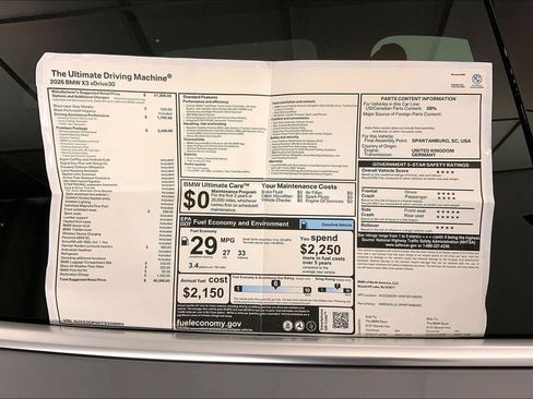 New 2026 BMW X3 xDrive30i w/ Premium Package AWD/4WD image 12