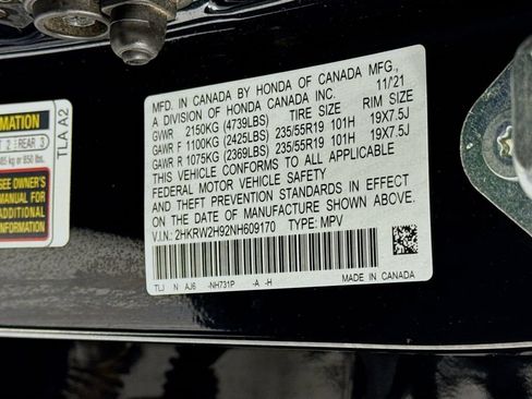 Used 2022 Honda CR-V Touring image 35
