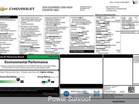Certified 2026 Chevrolet Silverado 3500 High Country w/ High Country Premium Package AWD/4WD image 5
