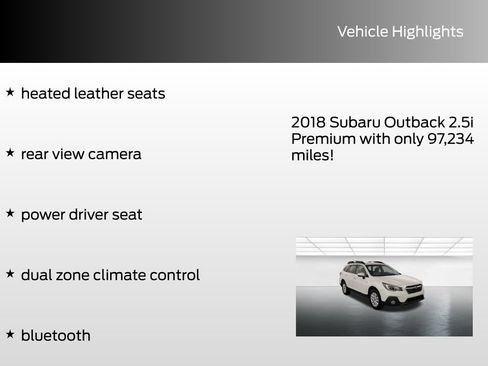 Used 2018 Subaru Outback 2.5i Premium image 4