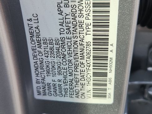 New 2026 Honda Accord SE image 19
