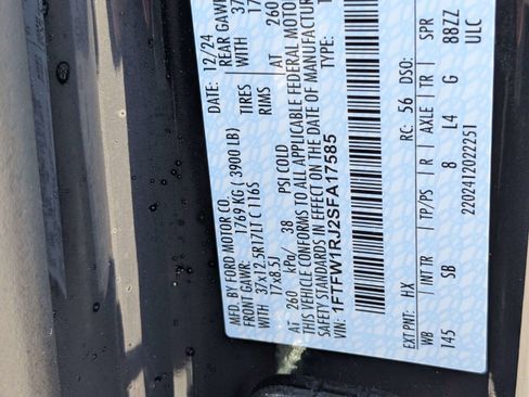 Used 2025 Ford F150 Raptor w/ Equipment Group 803A Raptor R image 20