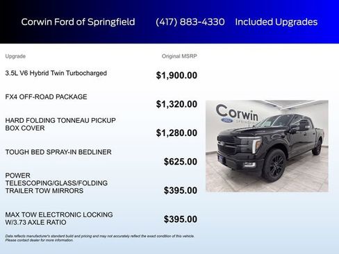 Certified 2025 Ford F150 Platinum w/ FX4 Off-Road Package image 6