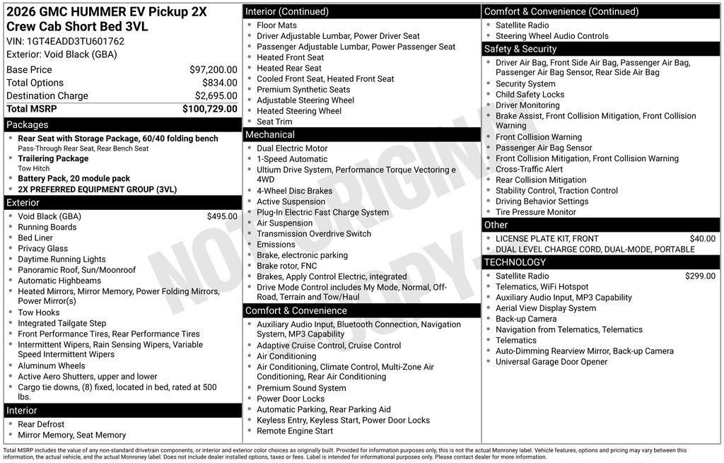 New 2026 GMC Hummer EV 4x4 Crew Cab image 45