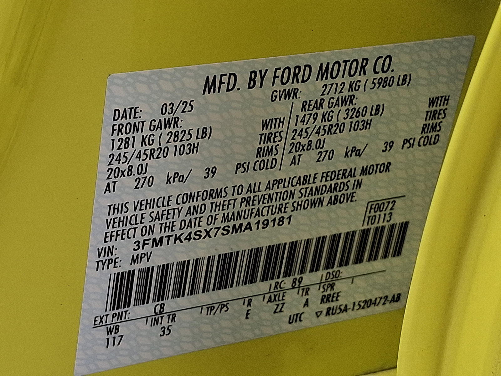 Used 2025 Ford Mustang Mach-E GT AWD/4WD image 27