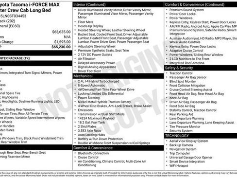 New 2025 Toyota Tacoma Trailhunter image 4