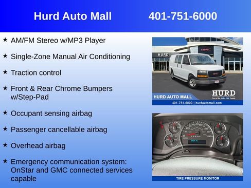 Certified 2023 GMC Savana 2500 w/ Driver Convenience Package image 12