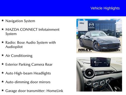 New 2026 MAZDA MX-5 Miata Grand Touring RWD image 9