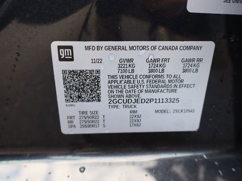 Used 2023 Chevrolet Silverado 1500 High Country w/ High Country Premium Package image 58