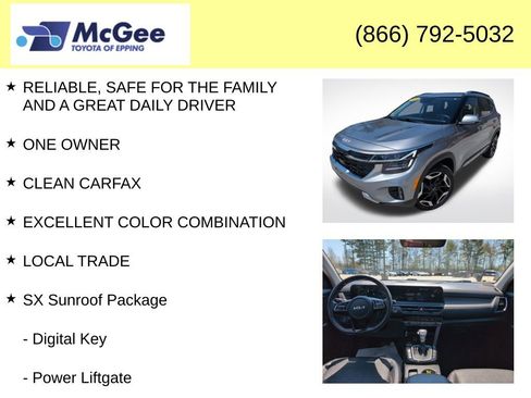 Used 2024 Kia Seltos SX w/ SX Sunroof Package AWD/4WD image 4
