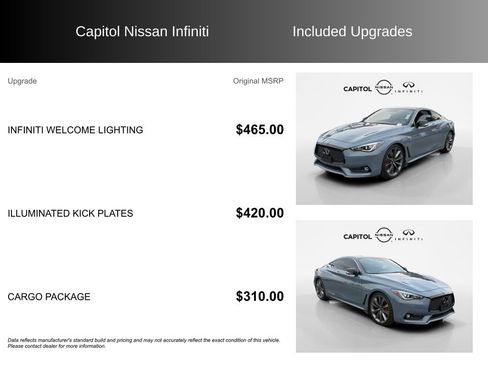 Used 2022 INFINITI Q60 Red Sport 400 w/ Cargo Package image 8