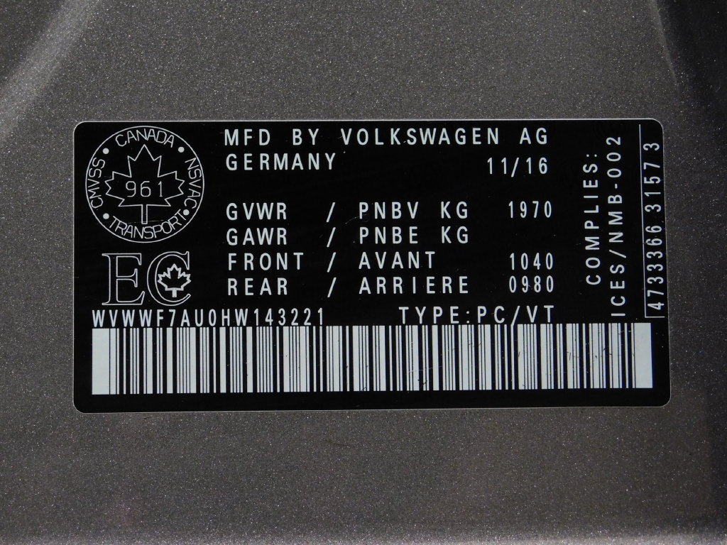 Used 2017 Volkswagen Golf 4-Door AWD/4WD image 81