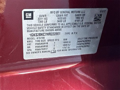 Used 2017 GMC Yukon SLT w/ Open Road Package image 18