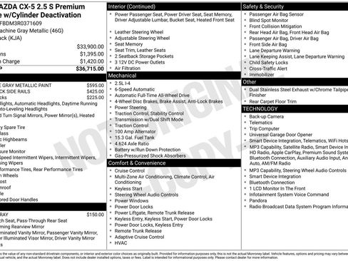 Certified 2024 MAZDA CX-5 AWD 2.5 S w/ Premium Package image 15