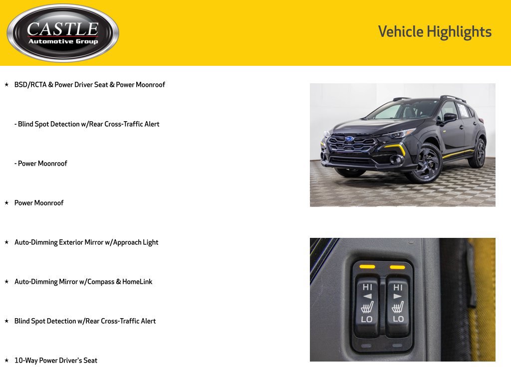 Used 2024 Subaru Crosstrek 2.5i Sport w/ Crosstrek Mirror Package AWD/4WD image 8