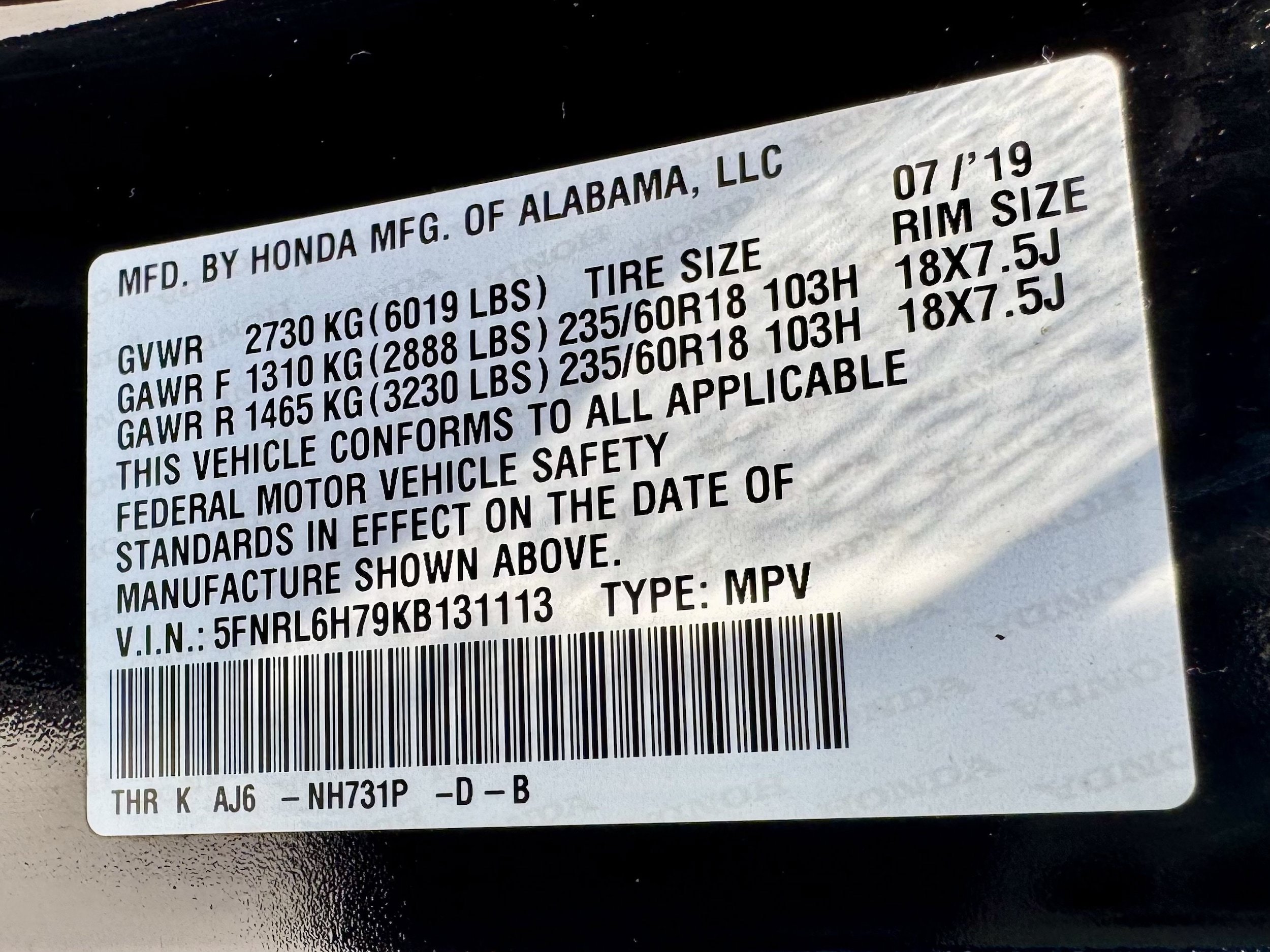 Used 2019 Honda Odyssey EX-L image 28