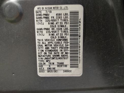 Used 2020 Nissan Rogue S FWD image 33