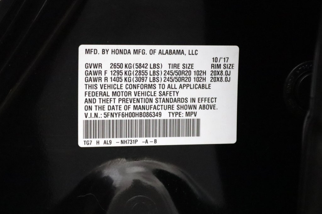 Used 2017 Honda Pilot Elite image 32