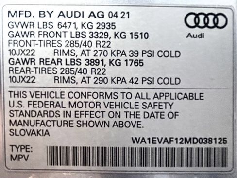 Used 2021 Audi Q8 Premium Plus AWD/4WD image 26