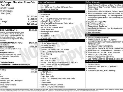 New 2026 GMC Canyon Elevation w/ Convenience Package AWD/4WD image 5