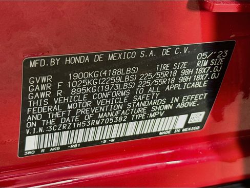 Certified 2024 Honda HR-V Sport image 37