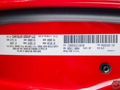 Used 2014 SRT Viper SRT-10 w/ Grand Touring Package RWD image 83