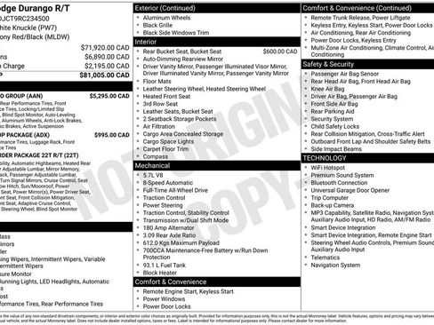 Used 2024 Dodge Durango R/T w/ Tow 'N Go Group AWD/4WD image 32