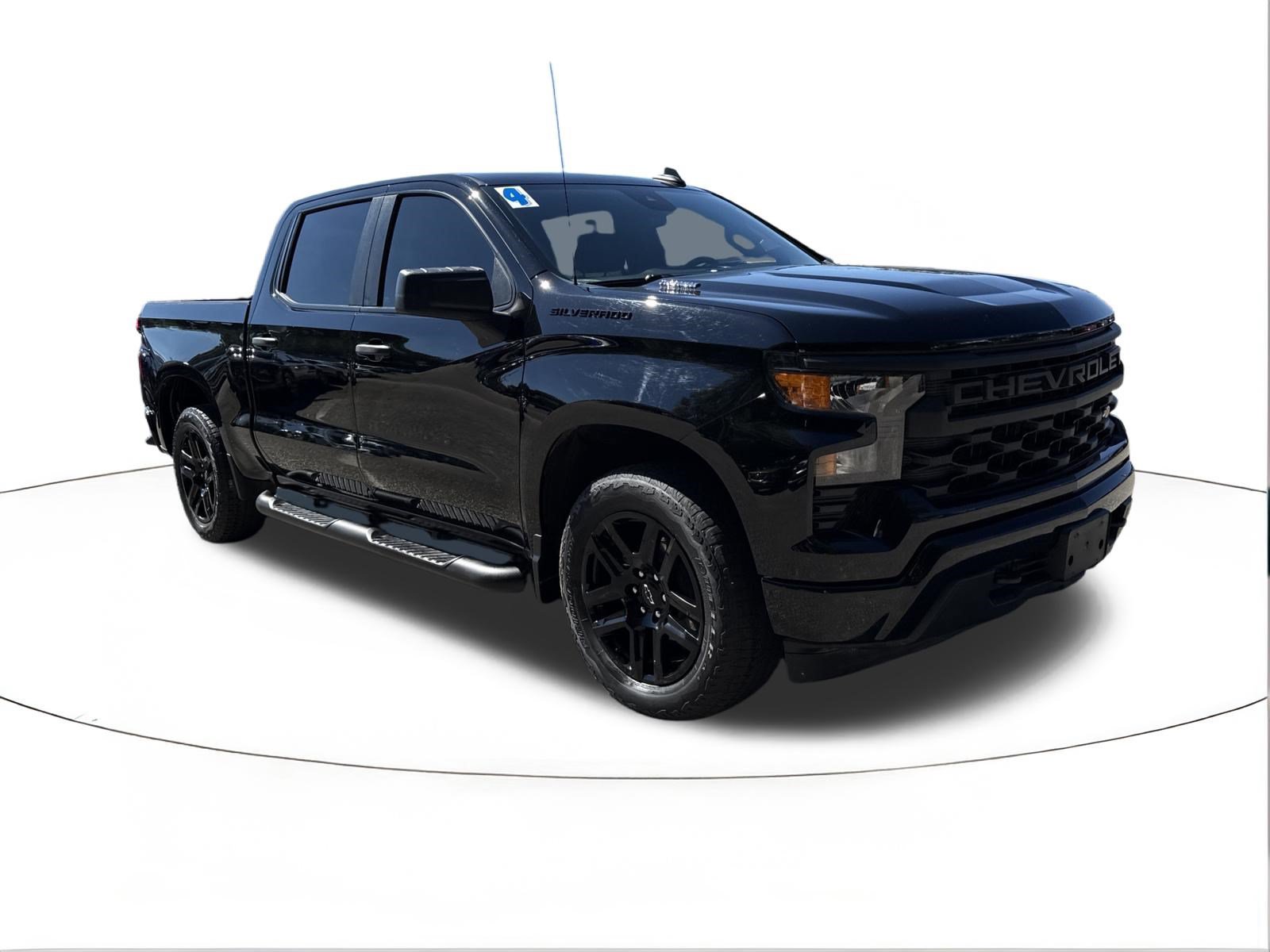 Used 2024 Chevrolet Silverado 1500 Custom w/ Turbomax Blackout Package RWD image 1