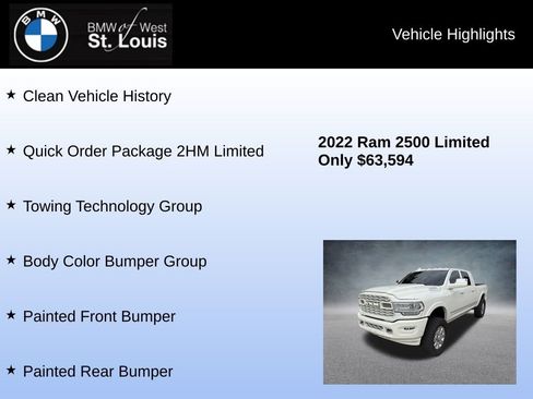 Used 2022 RAM 2500 Limited w/ Towing Technology Group image 8