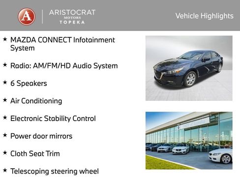 Used 2017 MAZDA MAZDA3 Sport FWD image 2