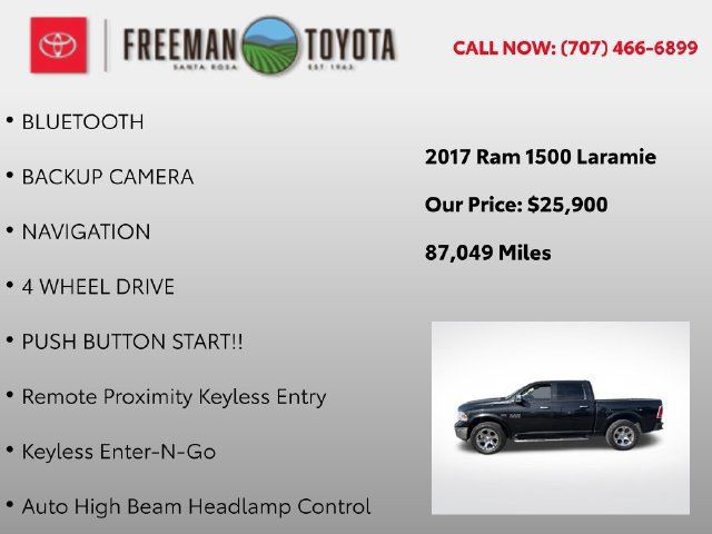 Used 2017 RAM 1500 Laramie w/ Convenience Group AWD/4WD image 9