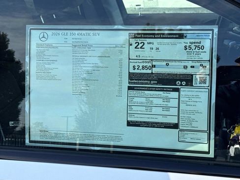 New 2026 Mercedes-Benz GLE 350 GLE 350 image 9